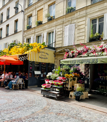 Flower market in Paris